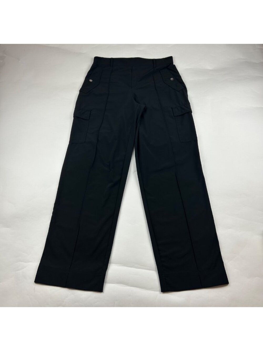 Athleta Black Lightweight Vienna Cargo Athletic Pant 12 - Picture 1 of 7